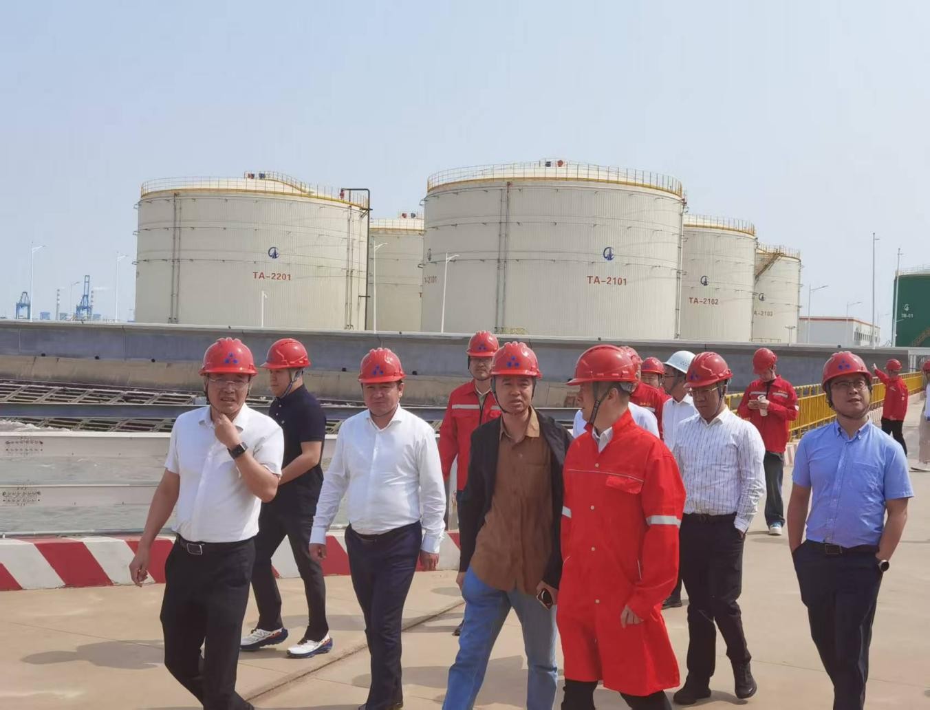 中石化中海船舶燃料供应有限公司到我公司进行业务洽谈