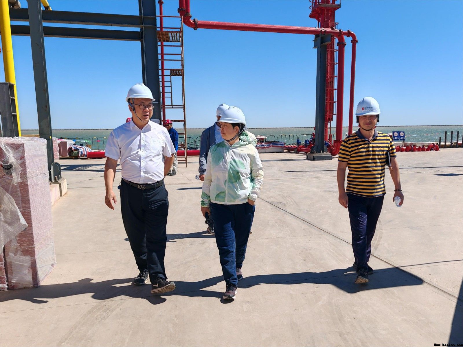 河北省交通运输综合执法监督局到集团港口码头项目开展水运工程质量安全检查